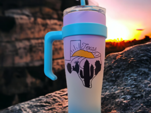 40oz Texas Sunset Inspired Tumbler