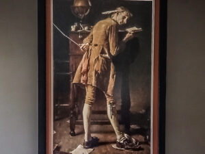 Framed- The Lost Ichabod Crane by Norman Rockwell